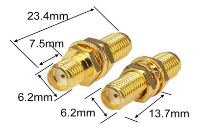 TK1244 - Panel mount Female to female SMA Antenna Adapter